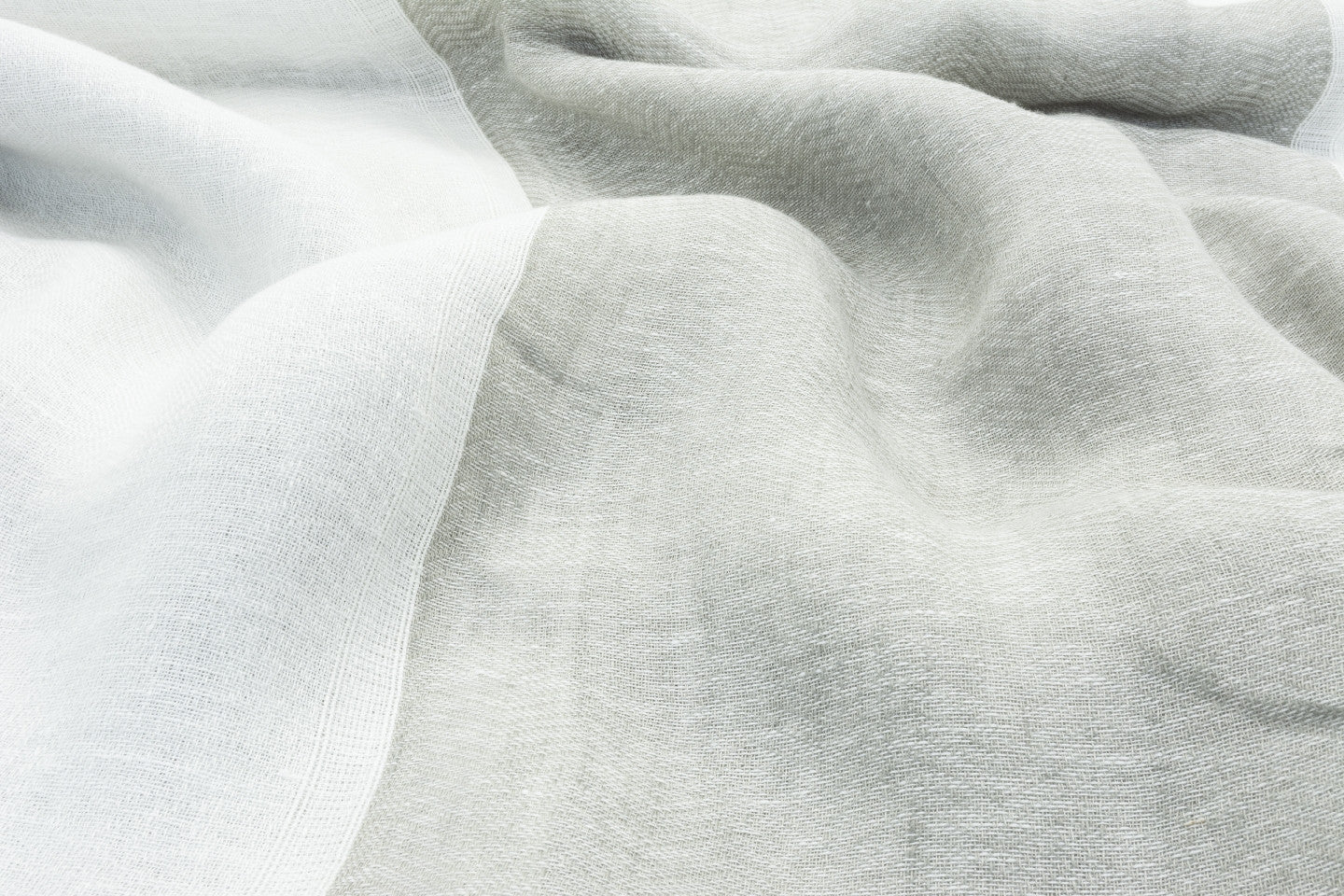 Chevron Stripe - Linen Voile