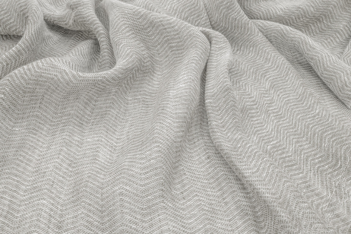Chevron - Extra wide Linen Voile