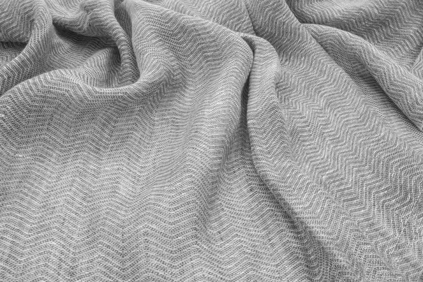 Chevron - Extra wide Linen Voile