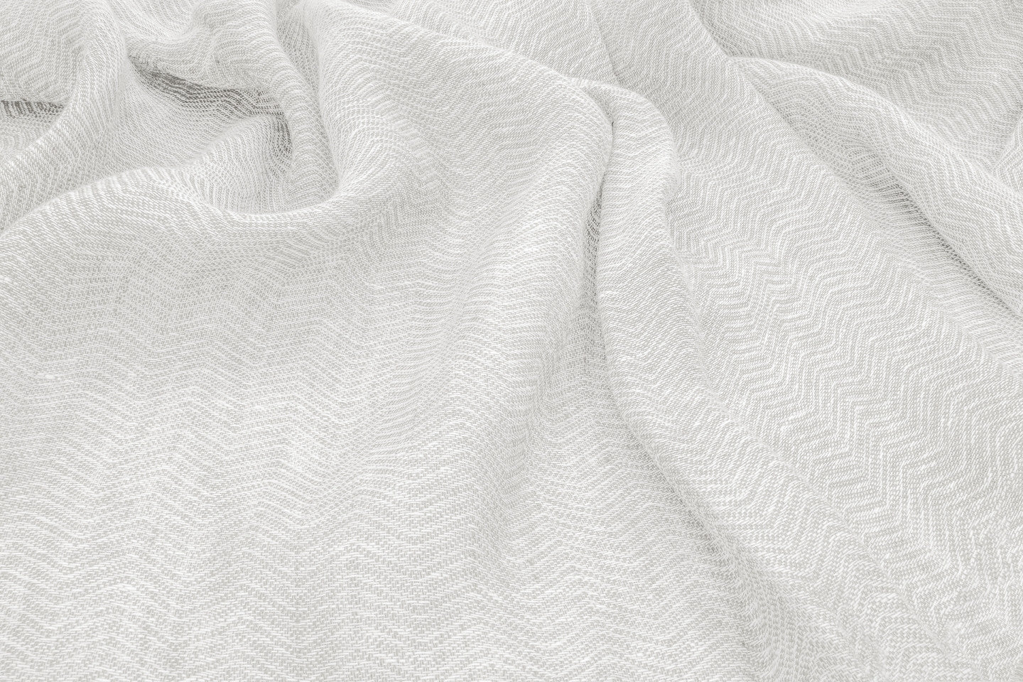 Chevron - Extra wide Linen Voile