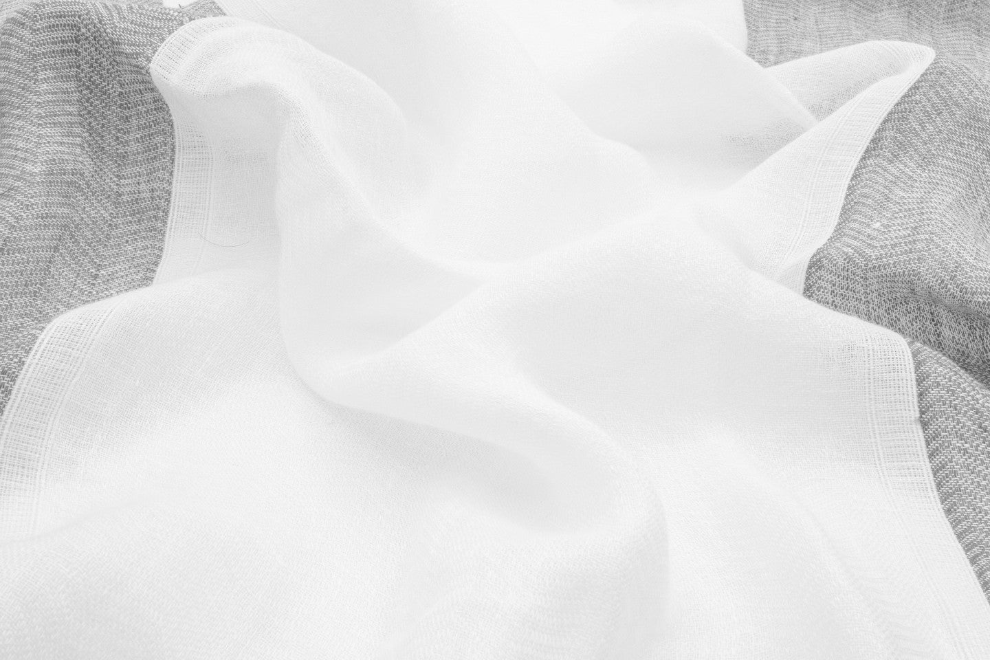 Chevron Stripe - Linen Voile