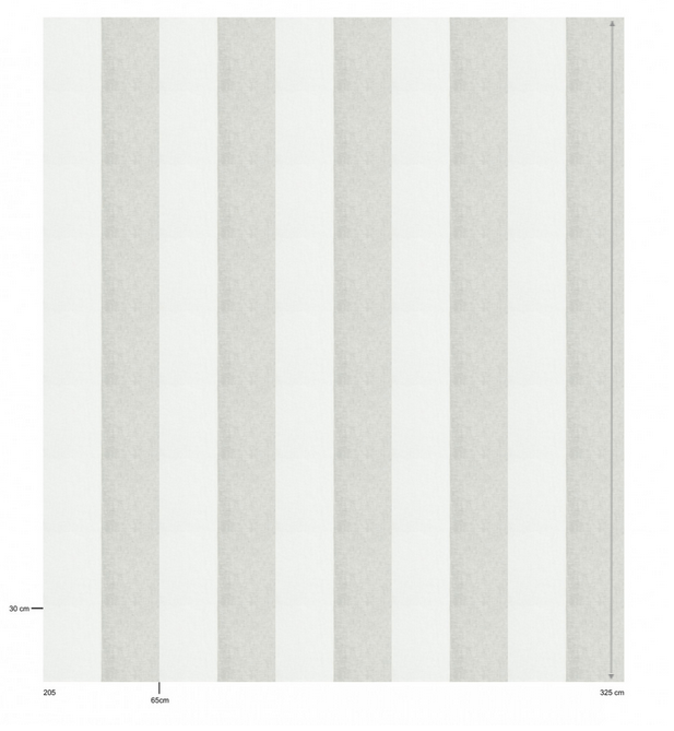 Chevron Stripe - Linen Voile