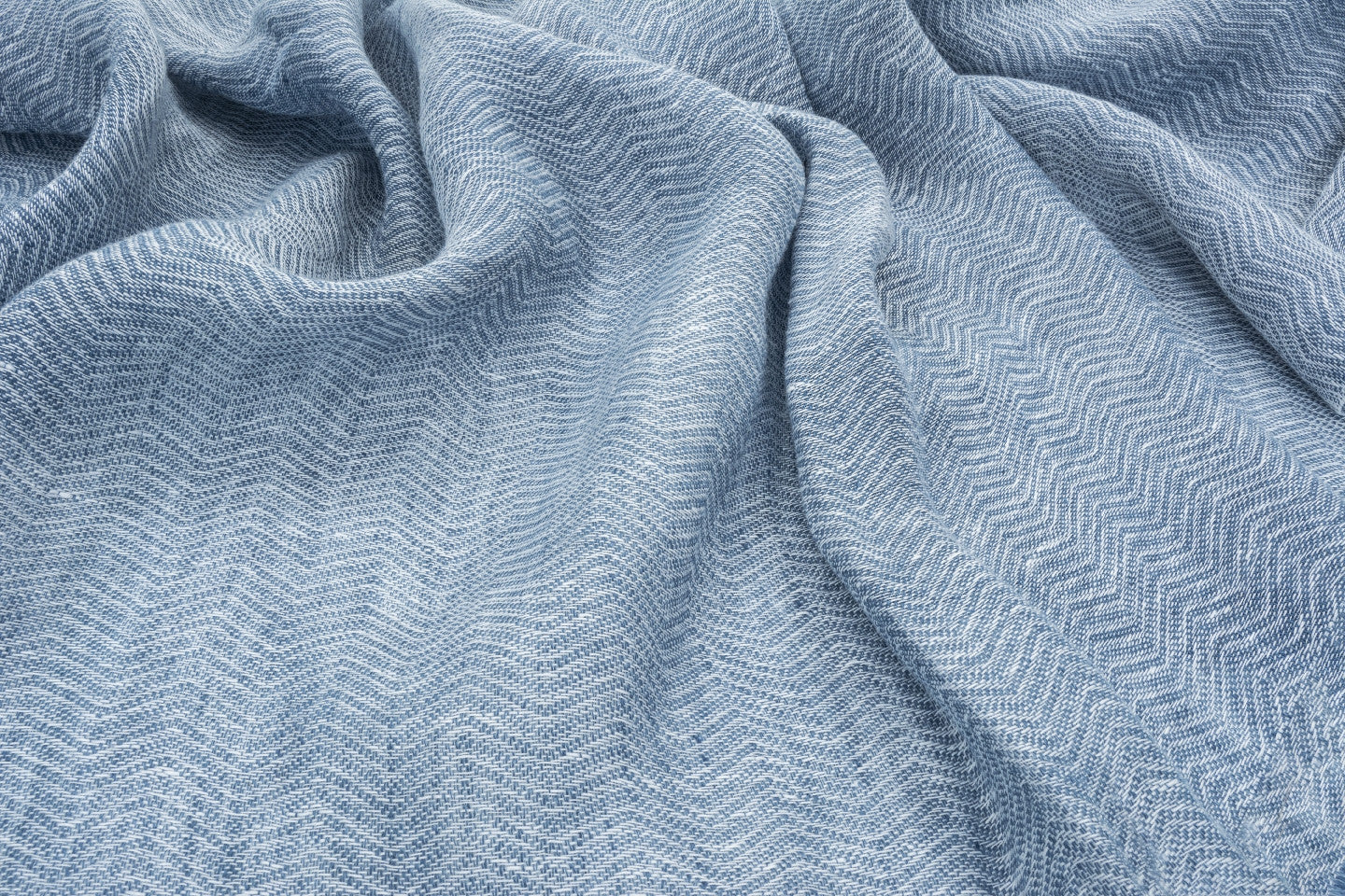Chevron - Extra wide Linen Voile