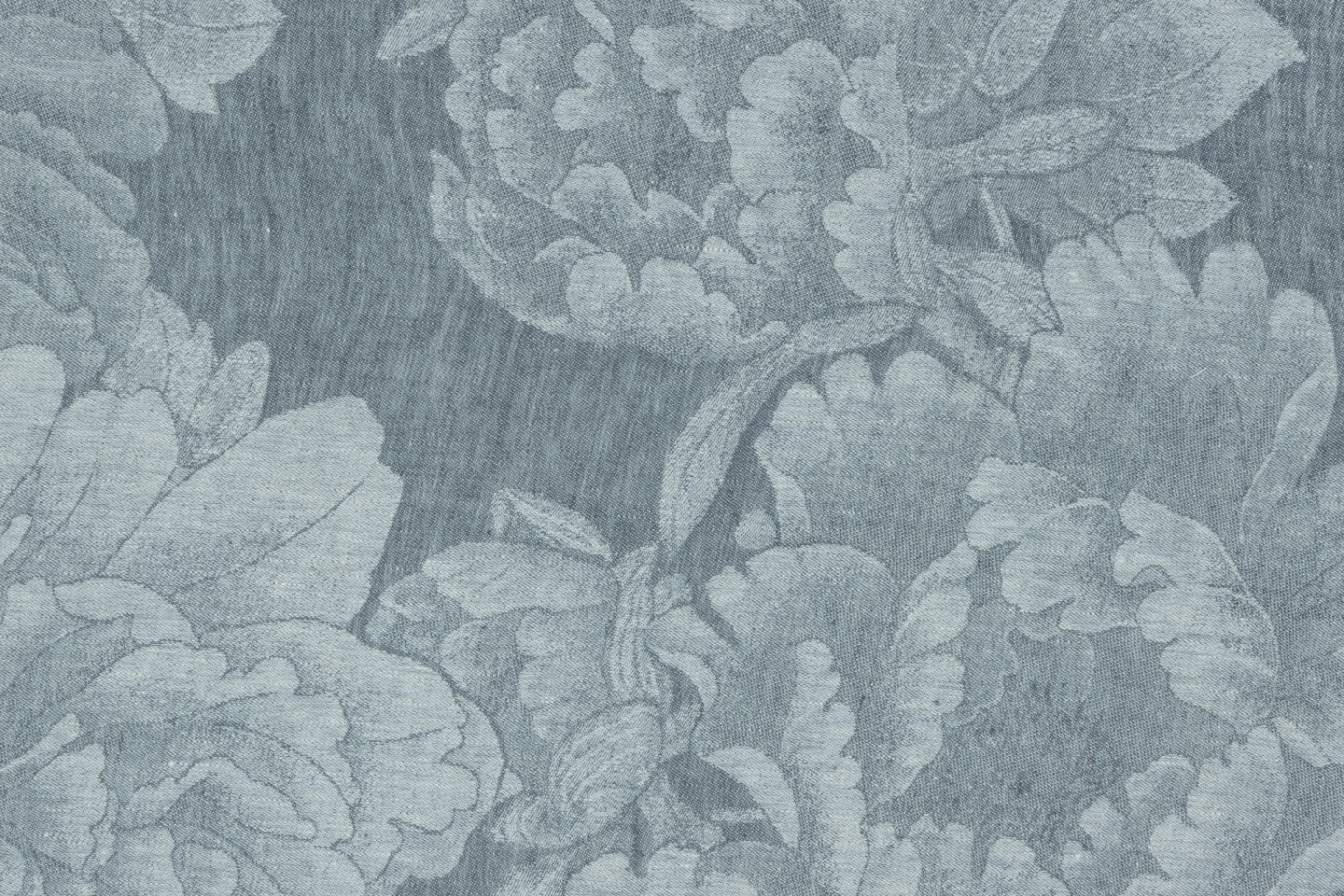 Flowers - Extra wide Jaquard Linen
