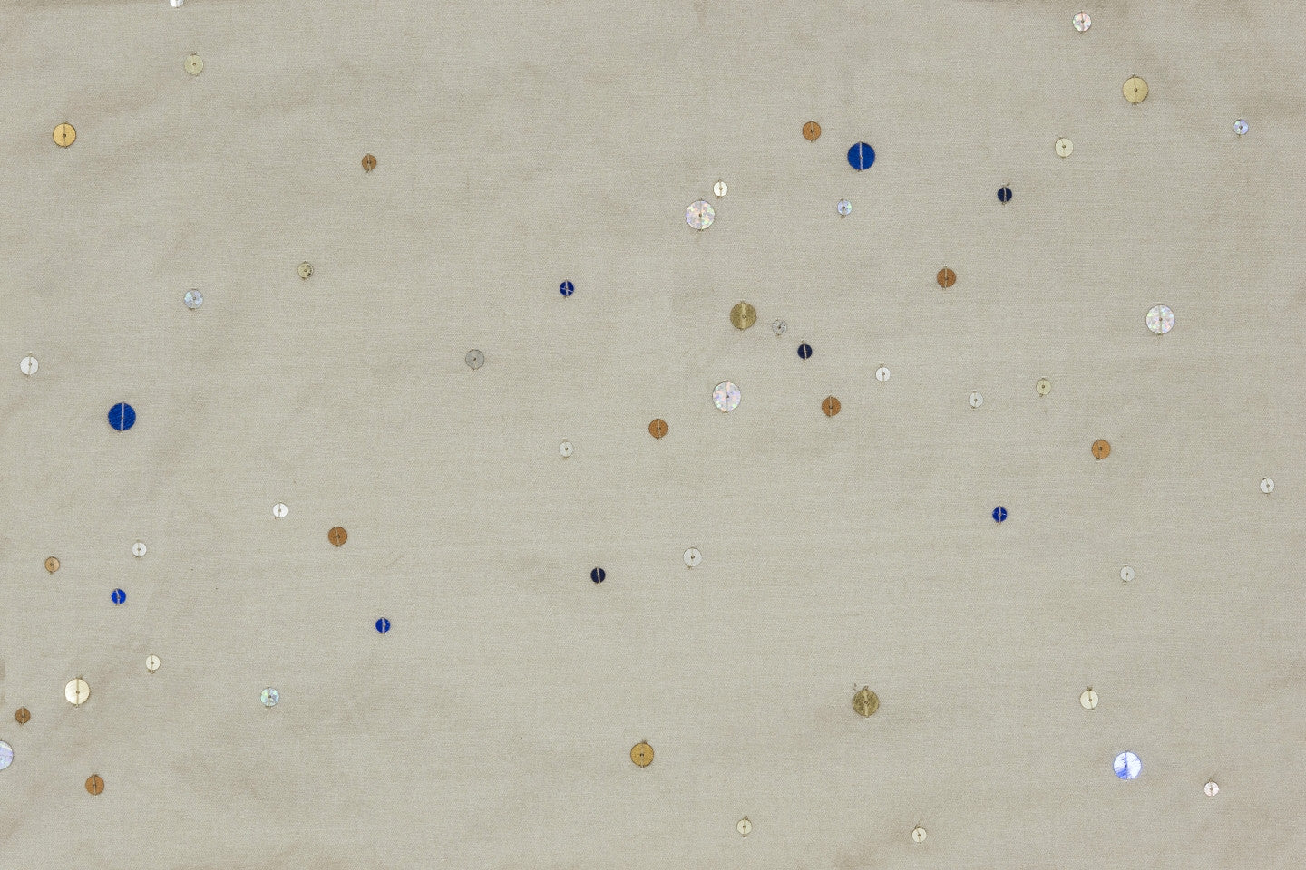 Jubilee - Hand sewn sequins on silk