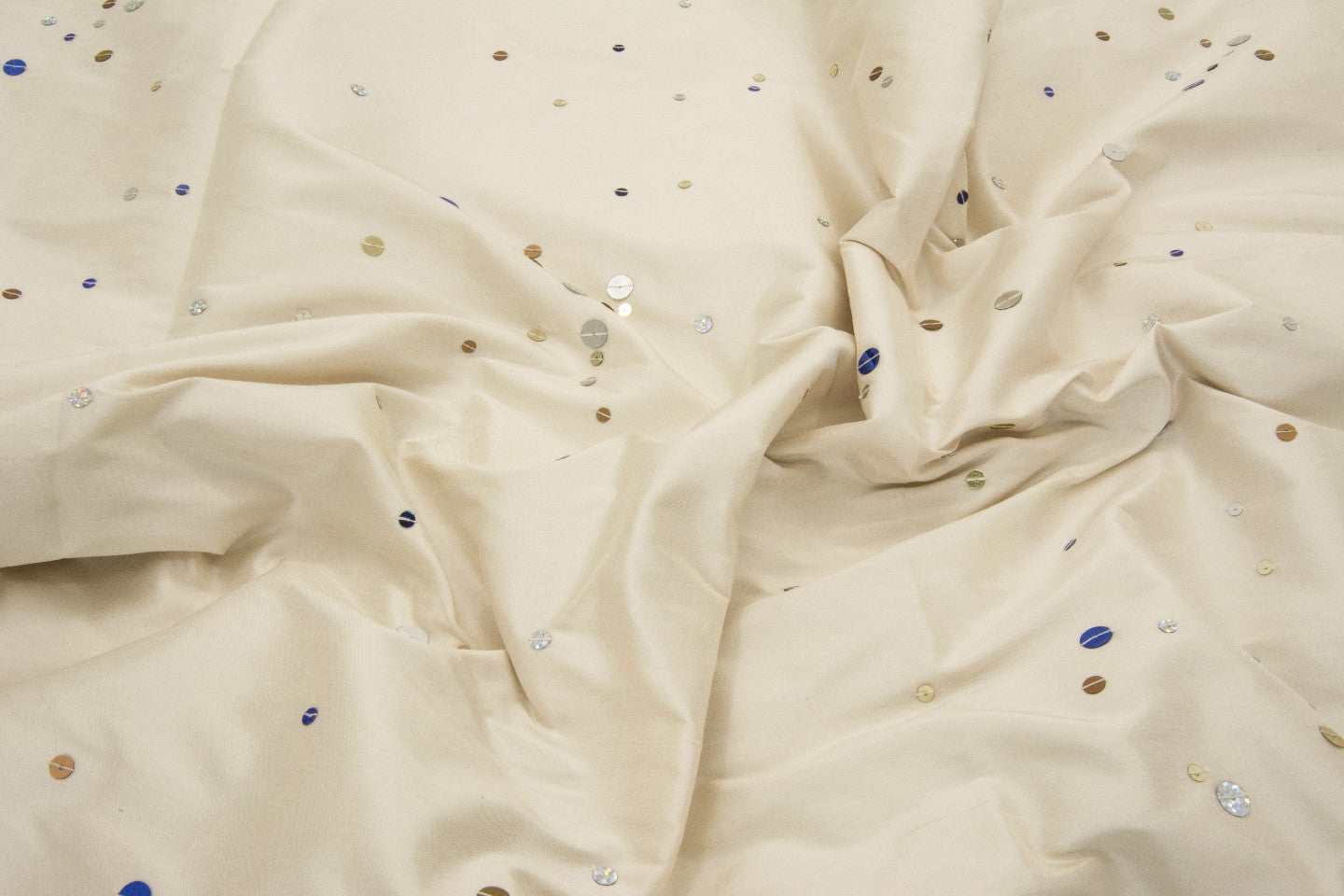 Jubilee - Hand sewn sequins on silk