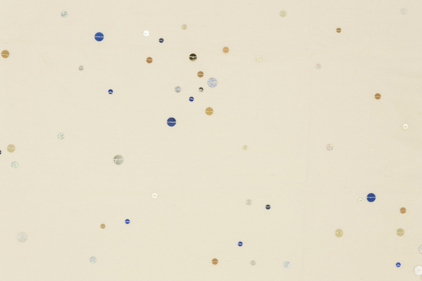 Jubilee - Hand sewn sequins on silk