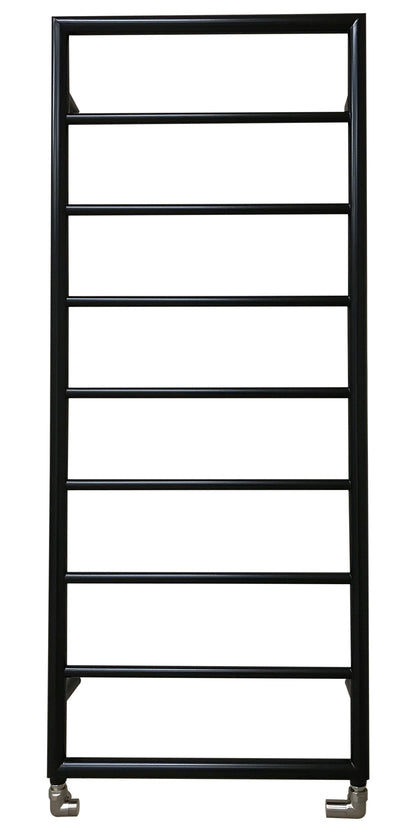 Heated Black Towel Rails - Framed Ladder radiator 1260