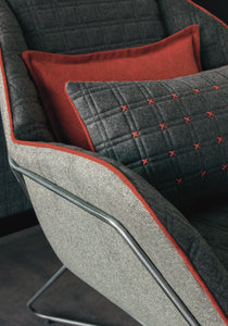 Casamance Louange fabric upholstery cushions