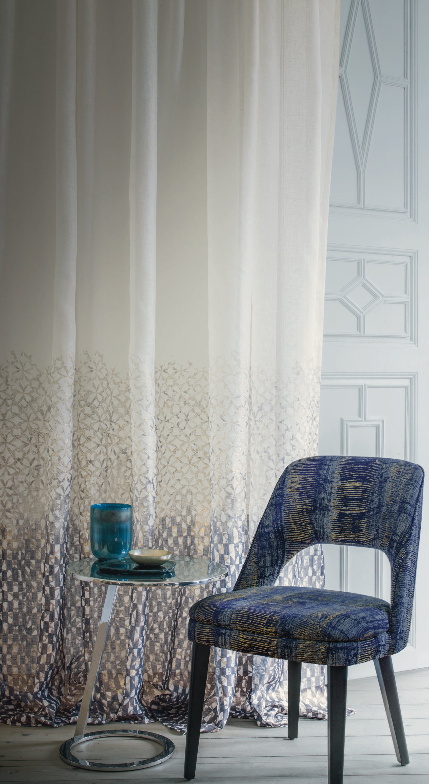 Coryphee - Extra wide Printed ombre voiles