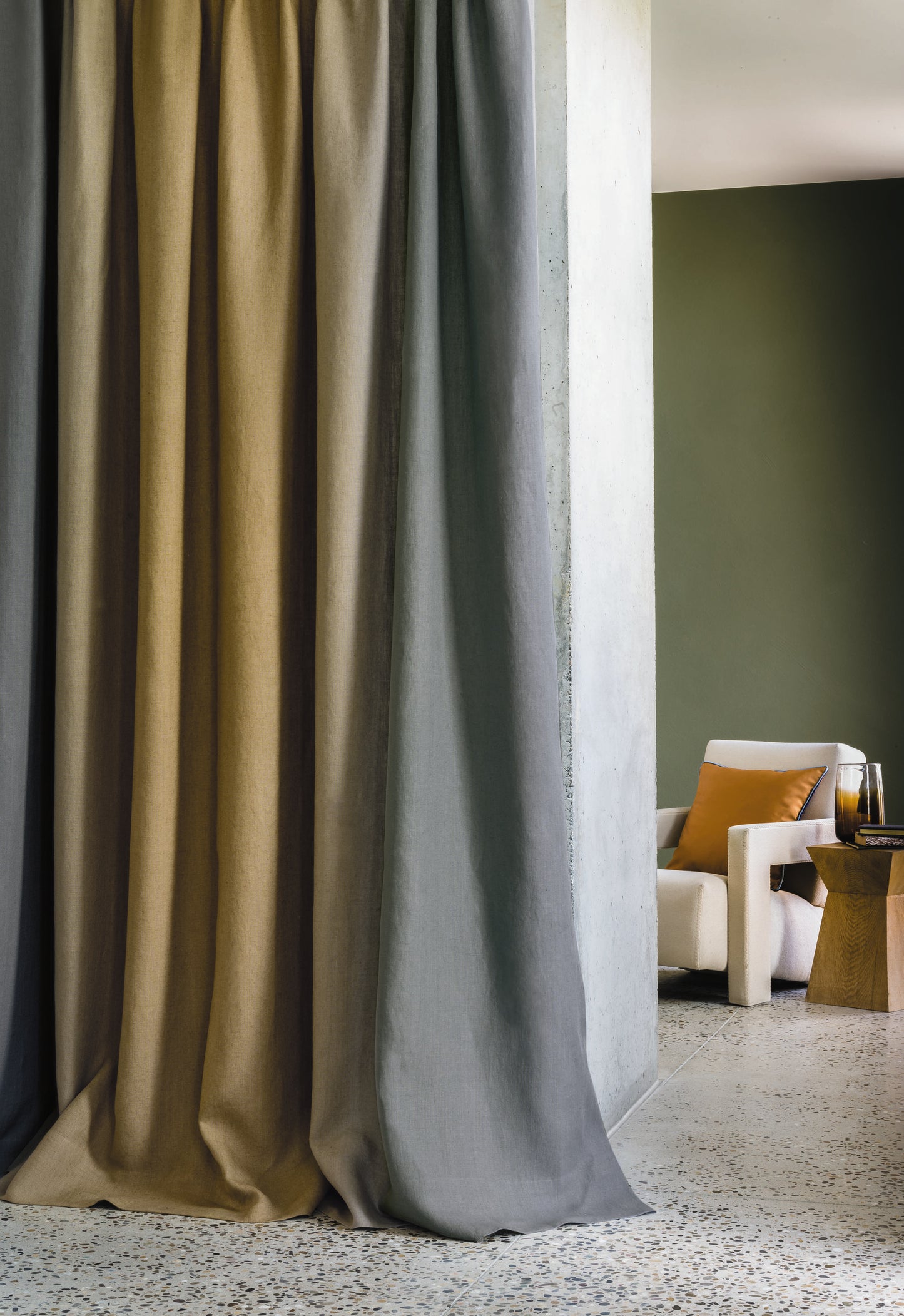 Sedona Casamance Ombre Linen curtains