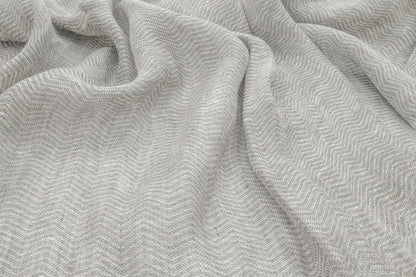 Chevron - Extra wide Linen Voile
