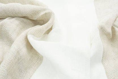 Chevron Stripe - Linen Voile