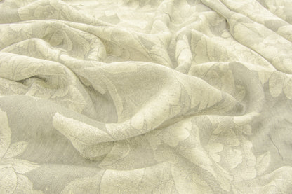 Flowers - Extra wide Jaquard Linen