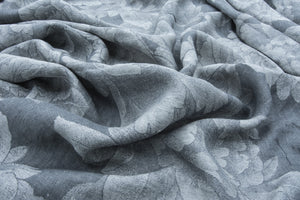 Flowers - Extra wide Jaquard Linen