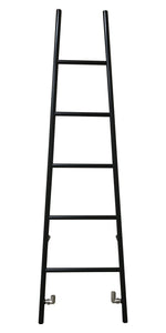 Heated Black Towel Rails - Tapered Ladder