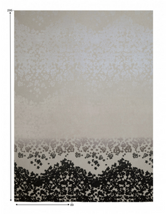 Villa Taranto - Extra wide Devore Ombre sheer