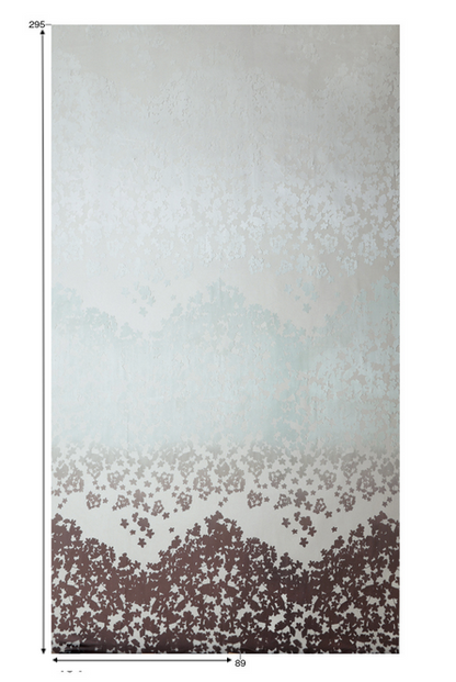 Villa Taranto - Extra wide Devore Ombre sheer