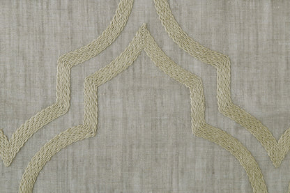 Spello - Extra wide Embroidered Linen mix voile